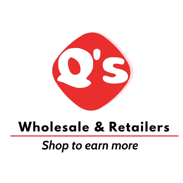 Q's Wholesale & Retailers logo