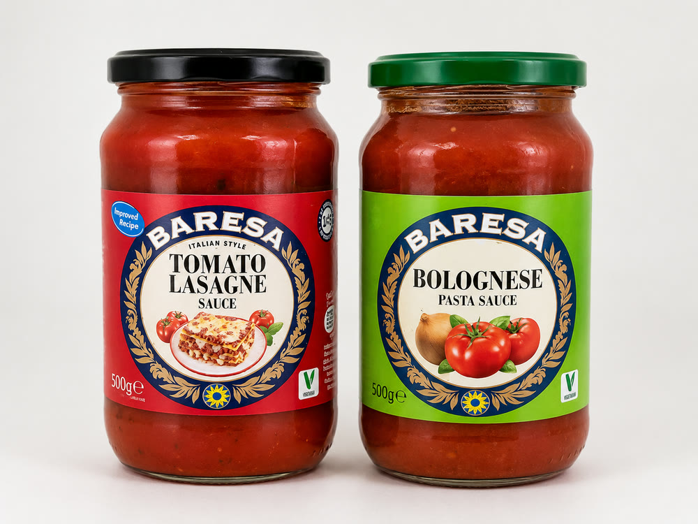 Baresa pasta sauces