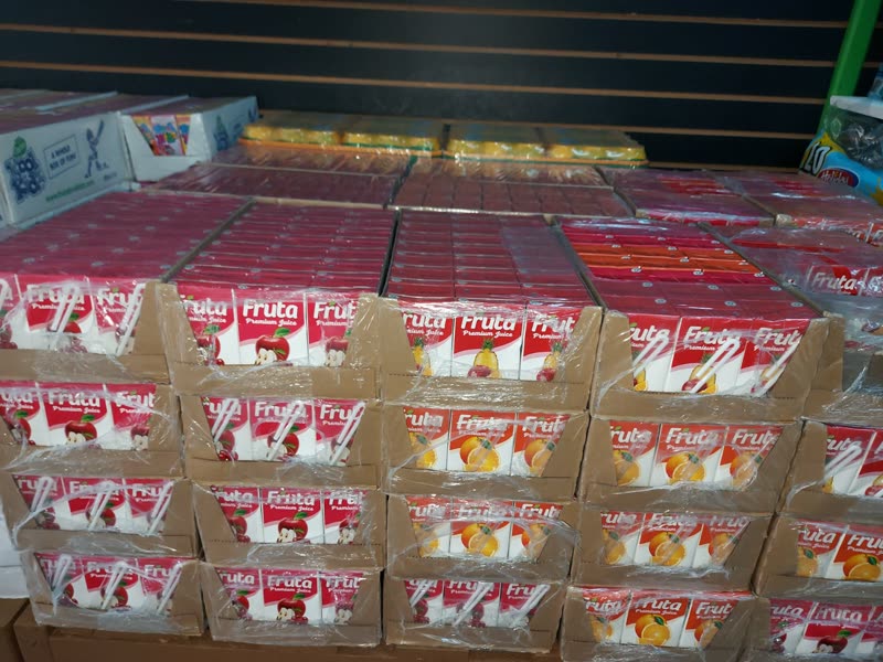 Fruta premium juice cartons