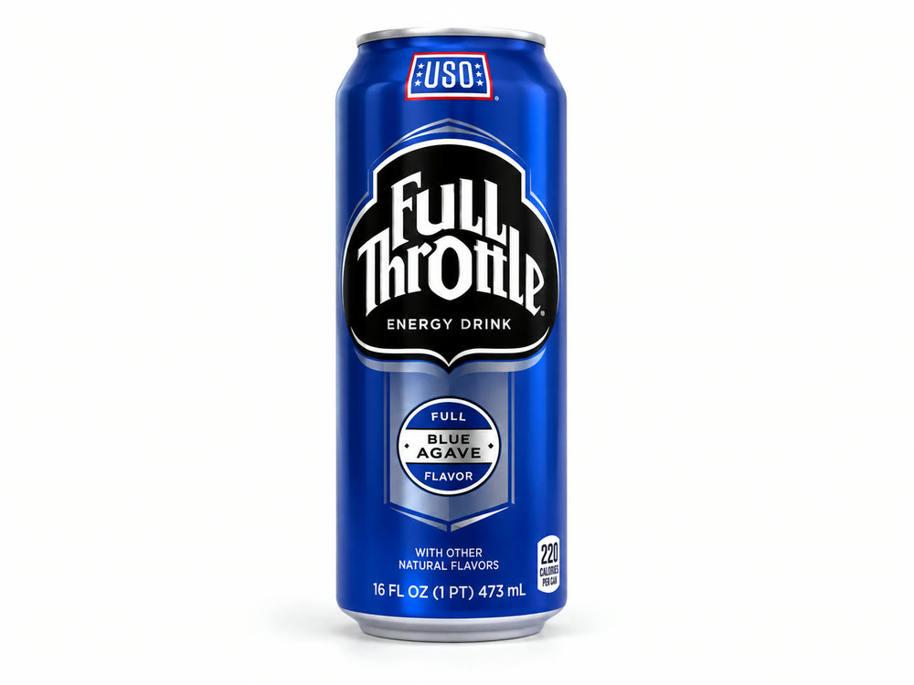 Full Throttle Blue Agave energy drink can