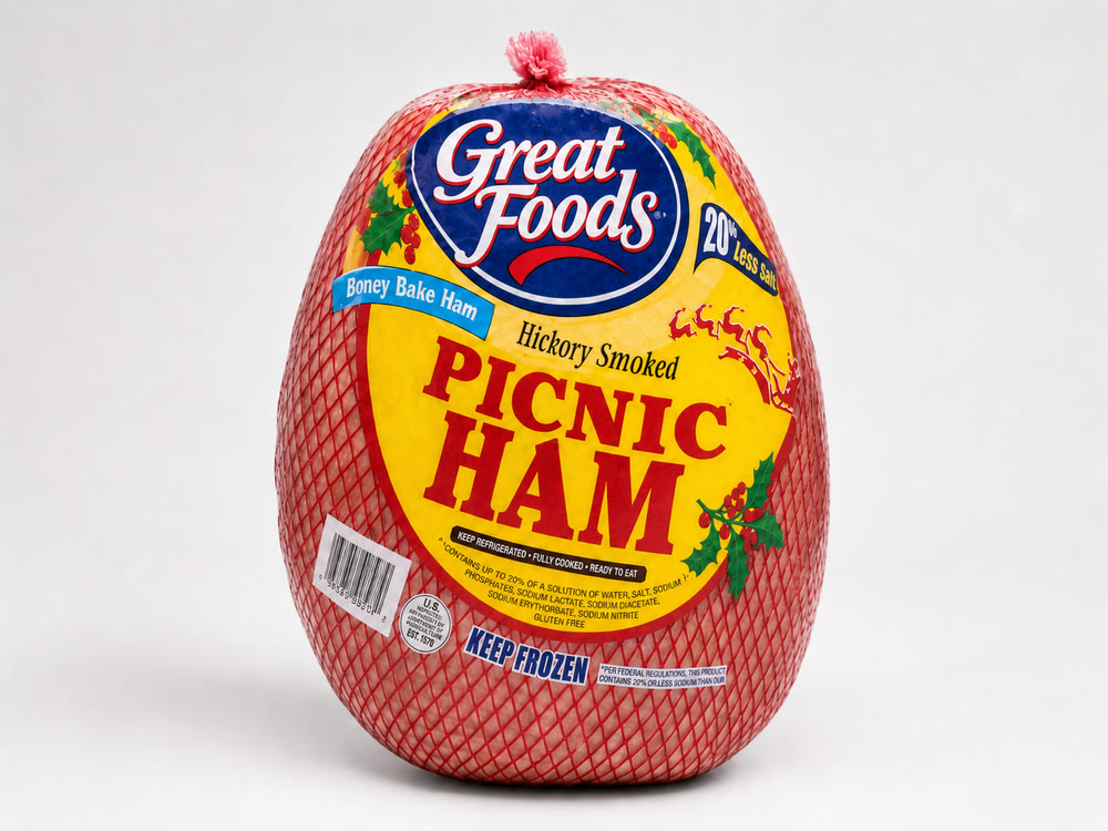 Great Foods hickory smoked picnic ham